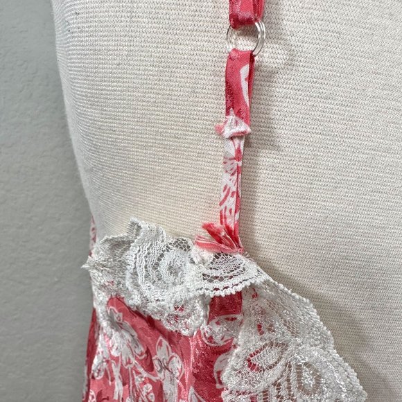 Victoria's Secret Vintage Gold Label Pink Floral Slip Dress - Picture 7 of 11